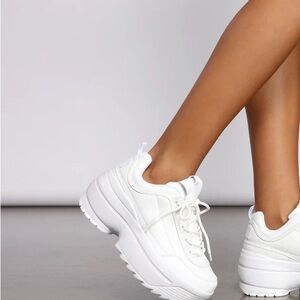 WINDSOR Women's White Sneakers